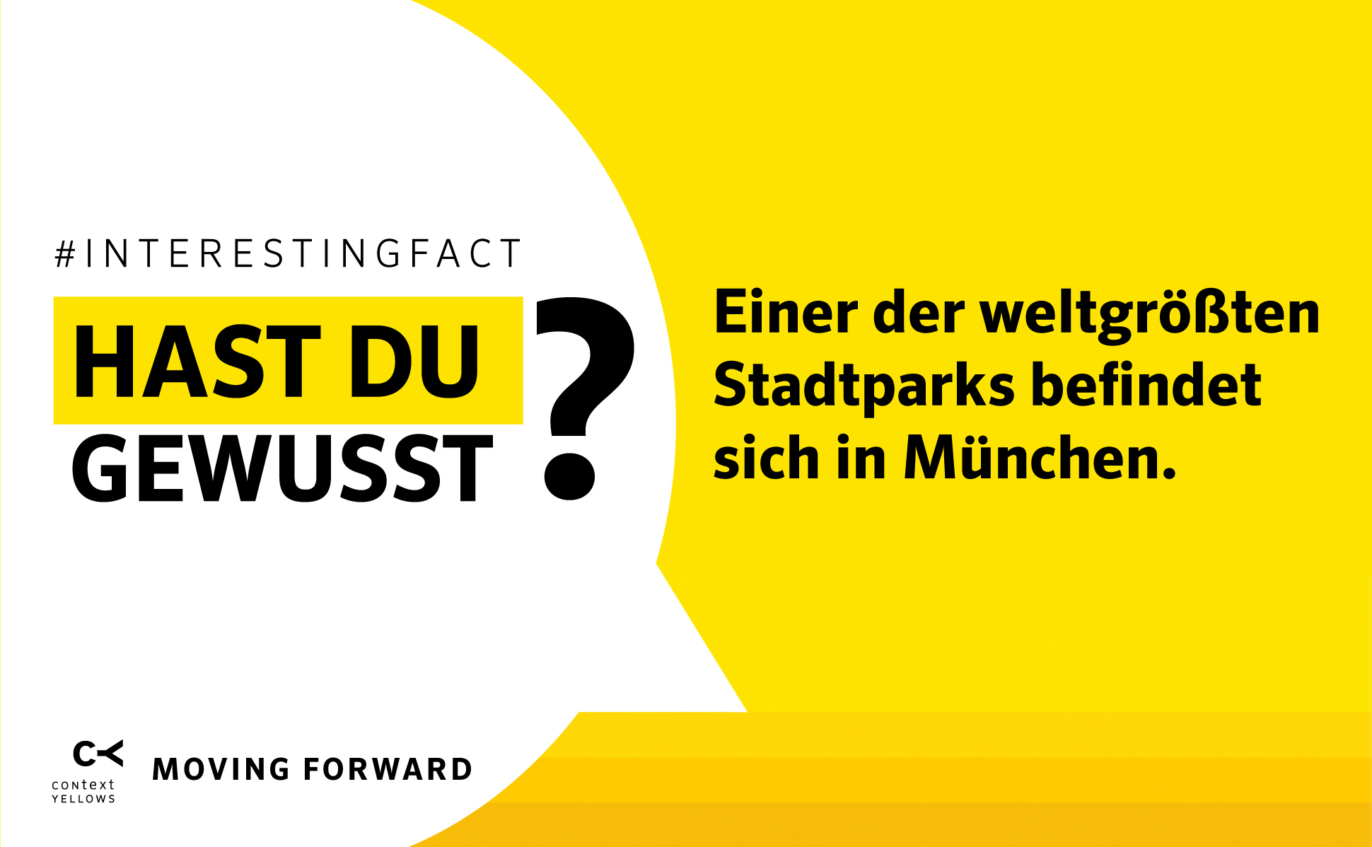 Einer der weltgrößten Stadtparks befindet sich in München