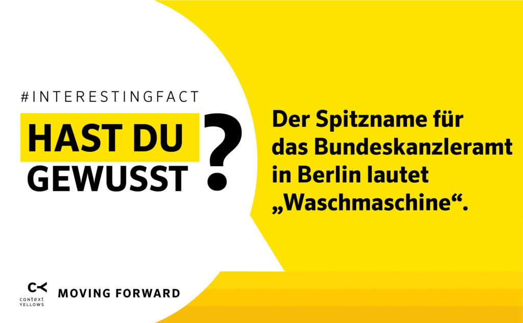 Der Spitzname für das Bundeskanzleramt in Berlin lautet „Waschmaschine“. Pflegekräfte aus dem Ausland