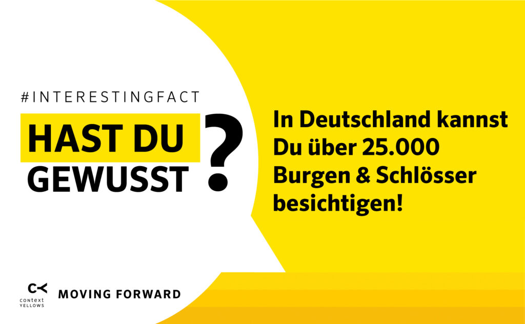 In Deutschland kannst Du über 25.000 Burgen & Schlösser besichtigen! Pflegekräfte aus dem Ausland