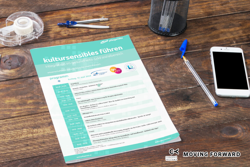 Vortrag „Führen ohne Rassismus“ bei der Tagung „Kultursensibles Führen – Integration im Gesundheits- und Sozialbereich“ am 17. Mai 2024 in Wien