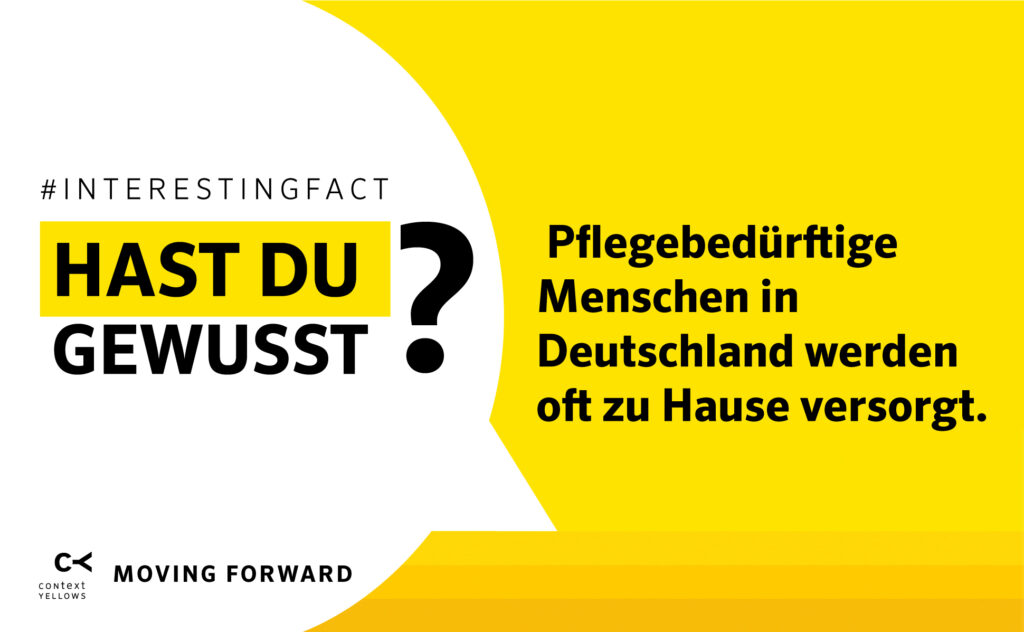 Hast du gewusst? Pflegebedürftige Menschen in Deutschland werden oft zu Hause versorgt 1 Hast du gewusst? Pflegebedürftige Menschen in Deutschland werden oft zu Hause versorgt